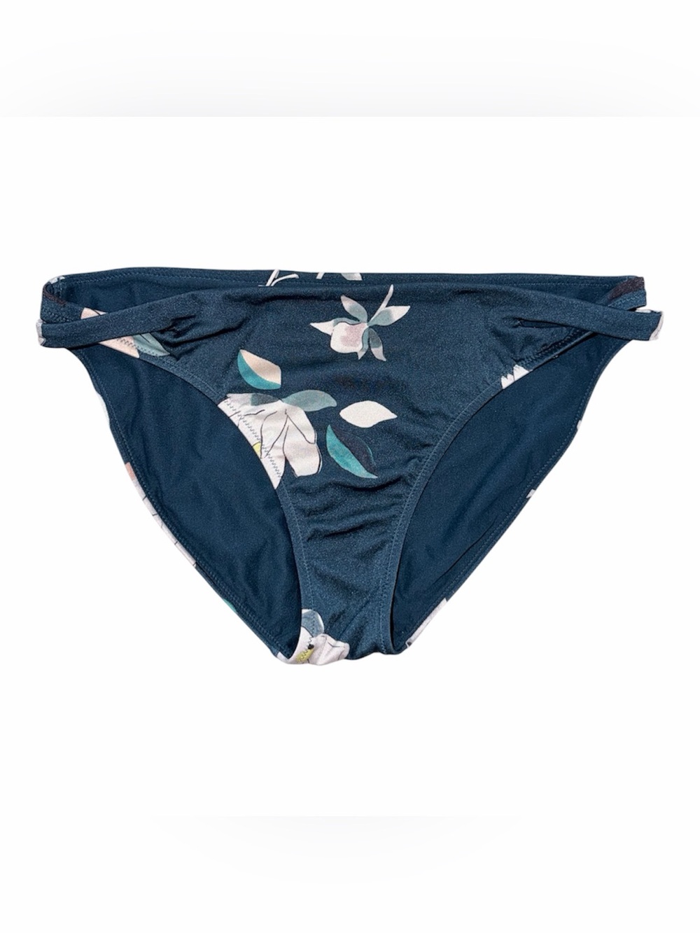 Athleta Side Criss-Cross Floral Bikini Bottom - Size L